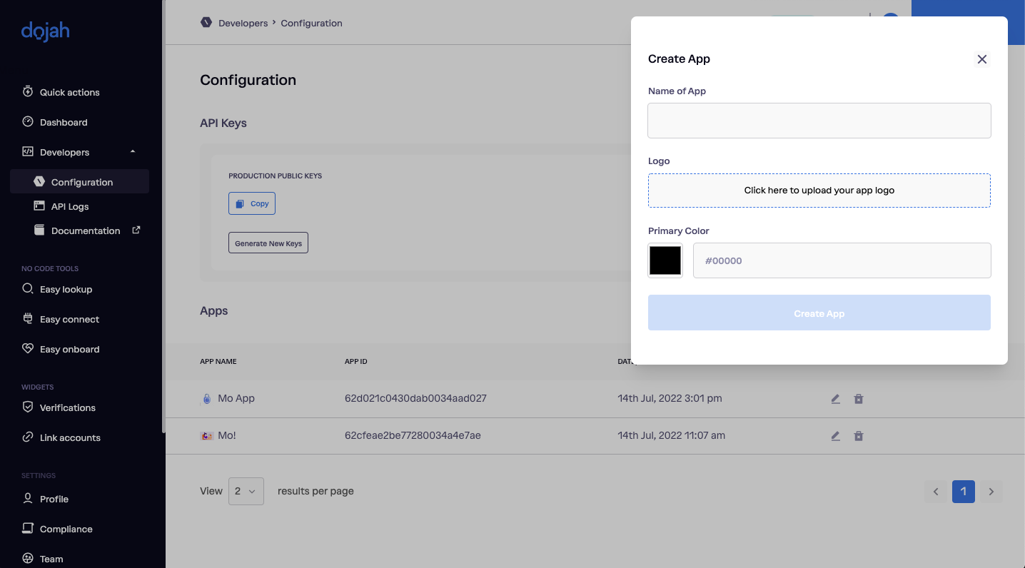App Page